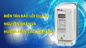 biến tần báo lỗi quá áp