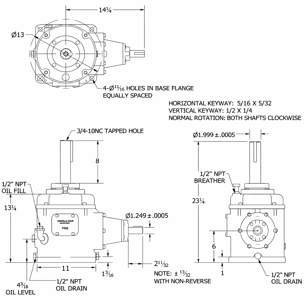 Bản vẽ Hộp số