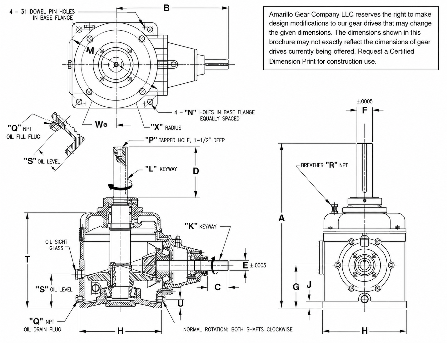 Amarillo nổi tiếng với các dòng hộp giảm tốc góc vuông (right-angle gearboxes) dùng cho quạt tháp giải nhiệt.